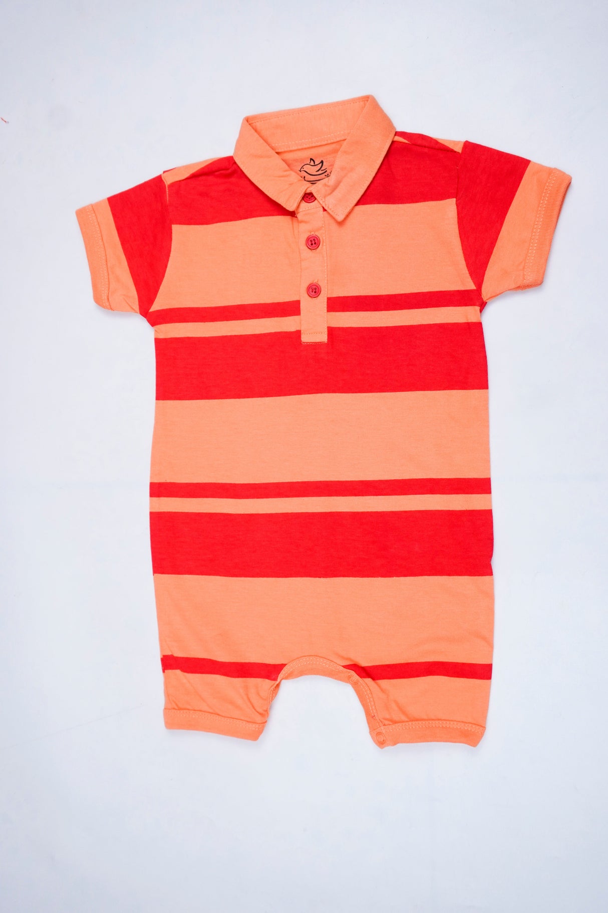 Dino Drive Polo Romper