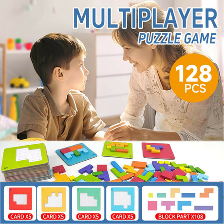 Russian Block Jigsaw Puzzle Game CAB1