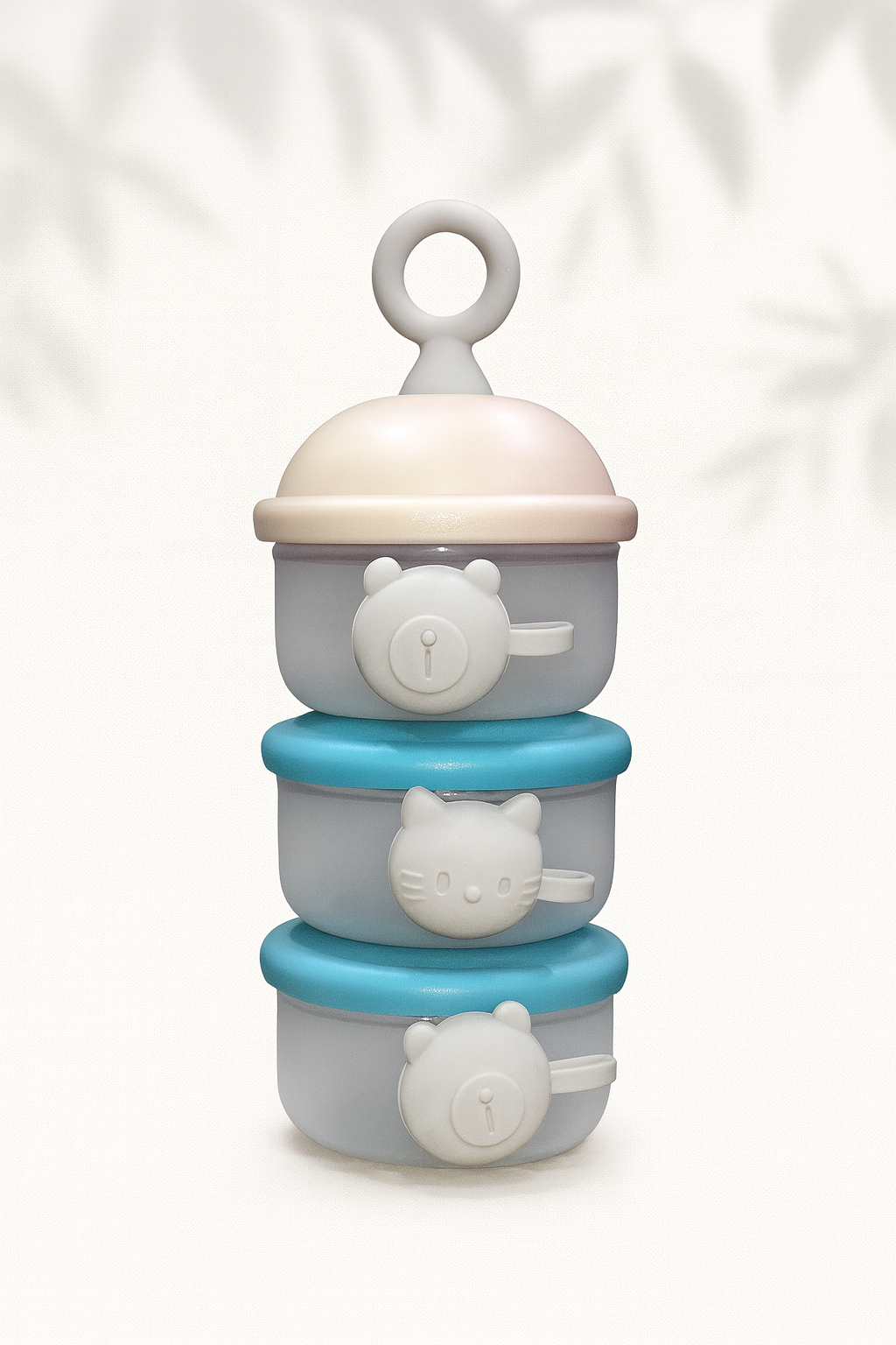 Stackable Milk Powder Container 3 layers