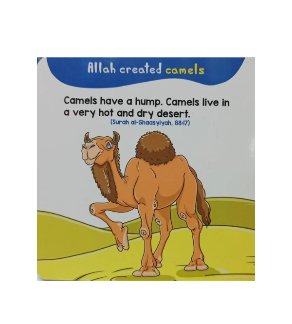 Animals from the Quran – Quran Stories for Kids (Board Book, Wipe & Clean Pages)