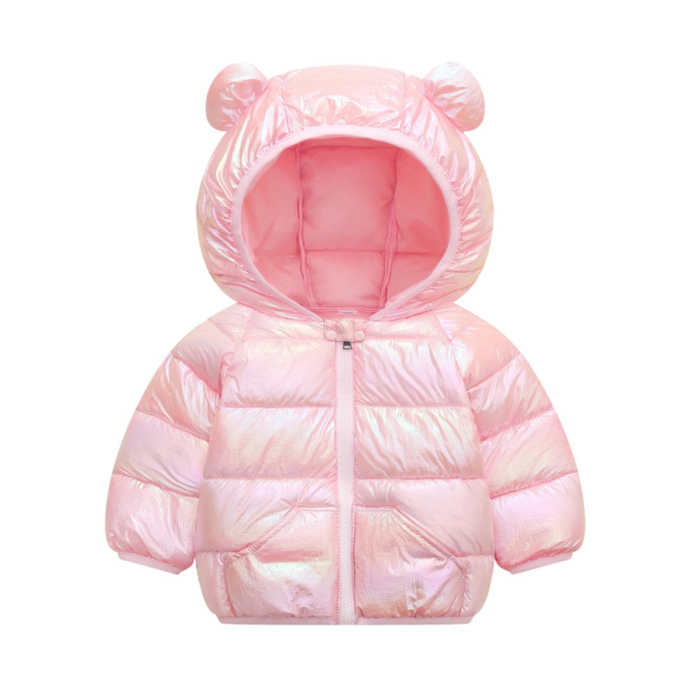 Pink Neon Puffer Jacket