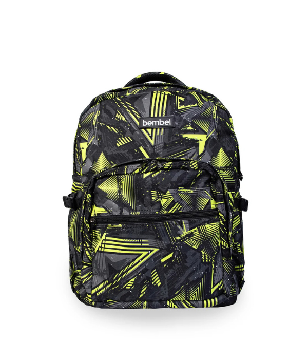 Bembel Abstract 2.0 Premium 18 Inch Polyester School Backpack for Boys & Girls β Spacious, Lightweight (100281)