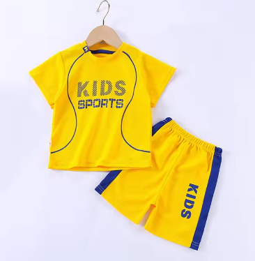 Yellow FIFA 2-Piece Boys Sports Clothing