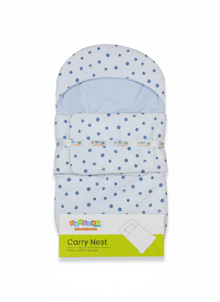 Carry Nest Fancy  Blue Polka