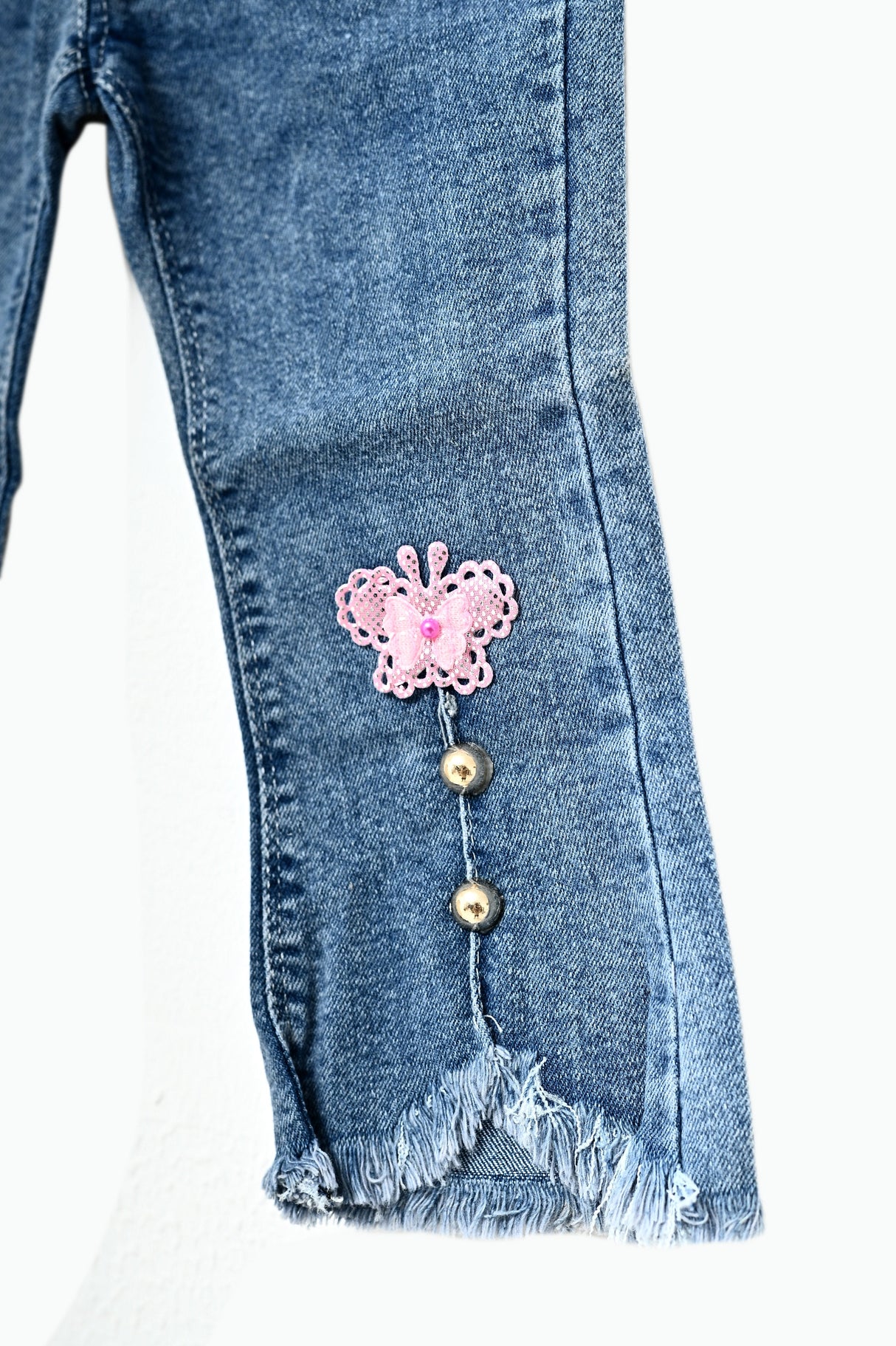 Bell Bottom Butterfly Pant For Girls