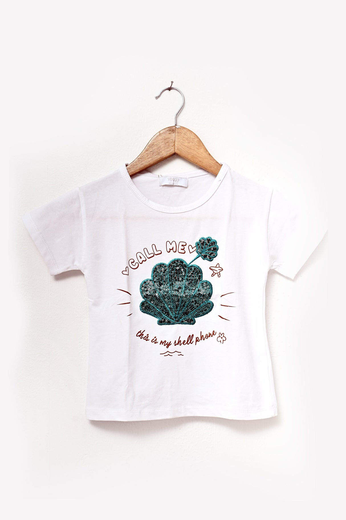 Drop Shoulder T-Shirt For Girls