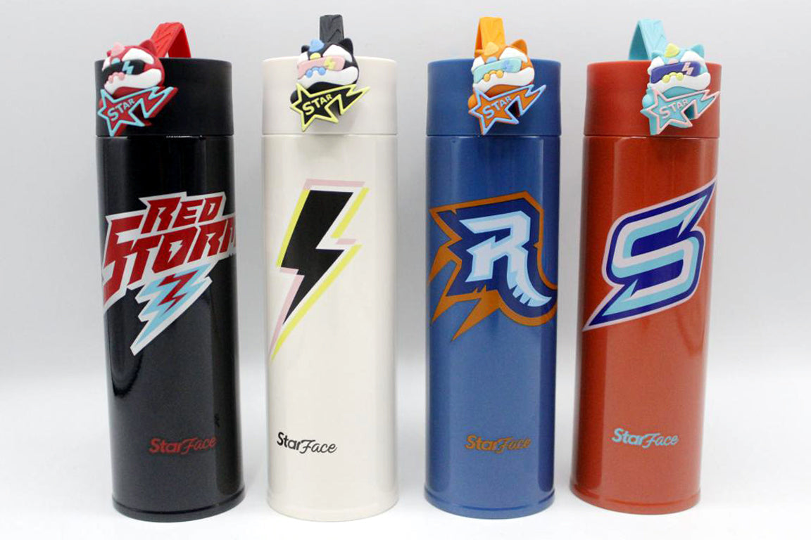 Cartoon Thermal Metallic Infants / Water Bottle Orange (SFC-647)