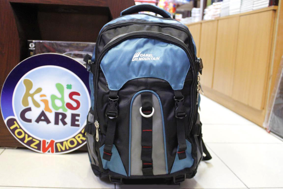 Camel Mountain Backpack Notebook Laptop Book Bags Travel Bag Blue (7908-20#)