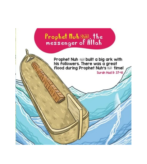 Prophets in the Quran – Quran Stories for Kids (Board Book, Wipe & Clean Pages)