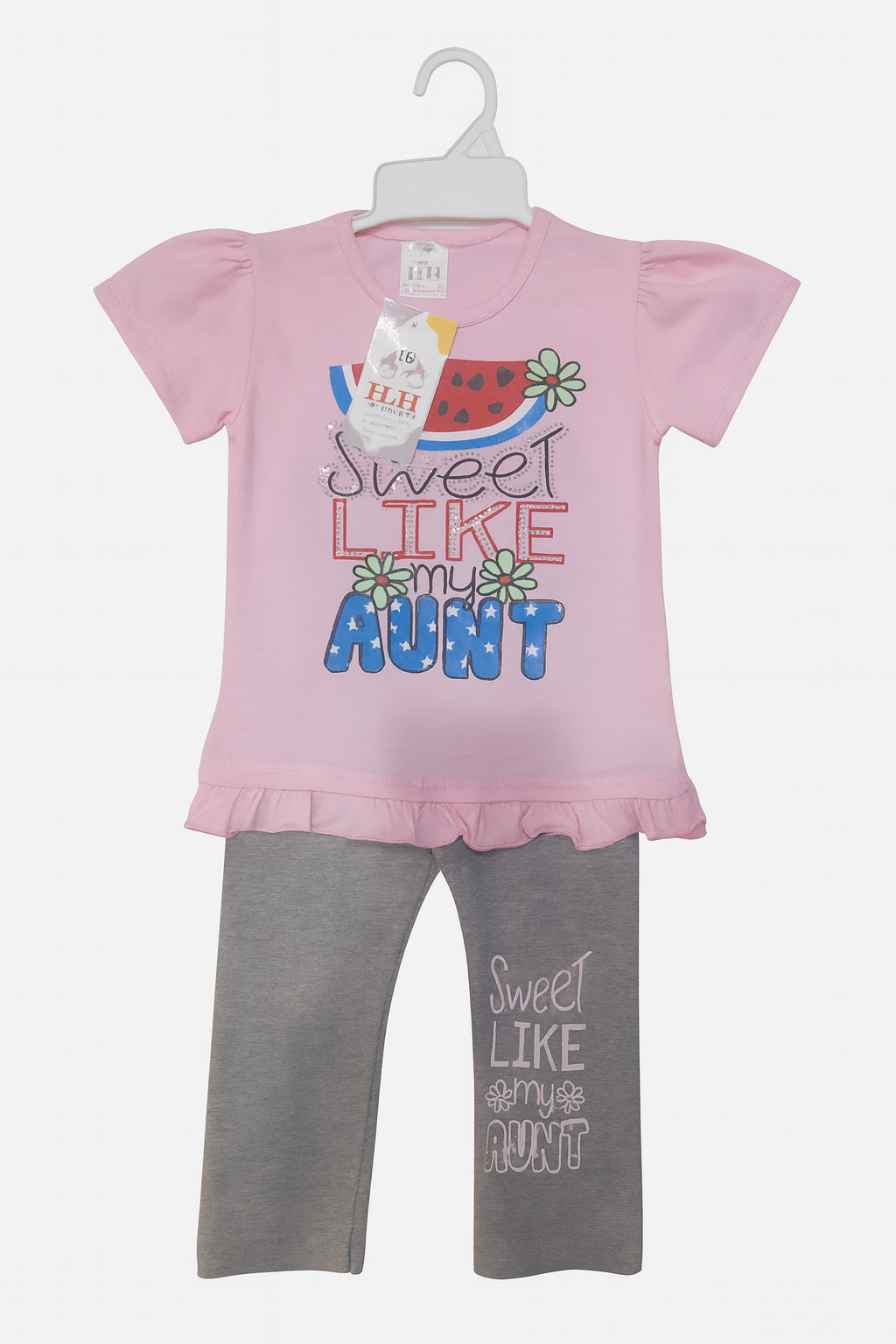 Baby Girl Outfit – Sweet Like My Aunt Top with Leggings