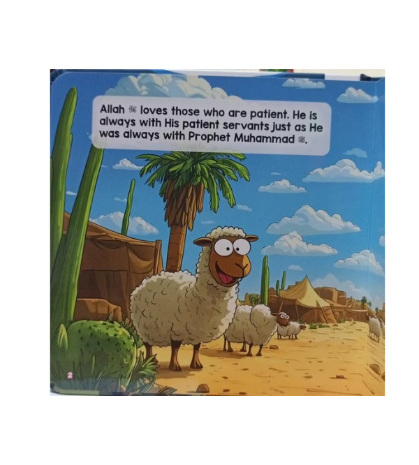 The Prophet (PBUH)’s Patience – Noble Moral Series Islamic Story Book for Kids (Board Book)