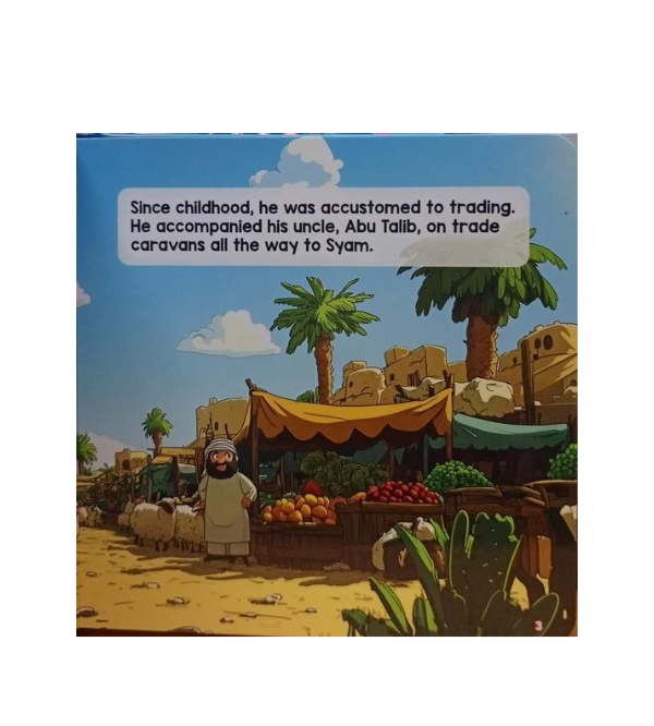 The Prophet (PBUH)’s Honesty & Trustworthiness – Noble Moral Series Islamic Story Book for Kids (Board Book)