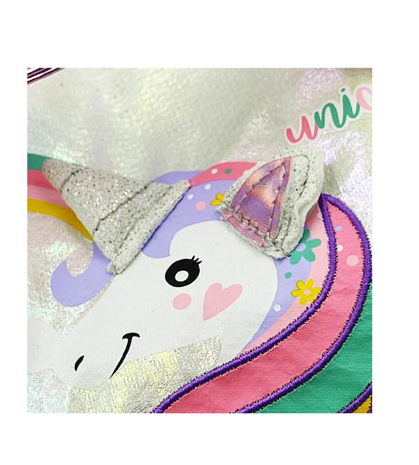 Vest Brand Unicorn Insulated Lunch Bag for Kids - Premium Quality | Purple | Two-Compartments (U2058)