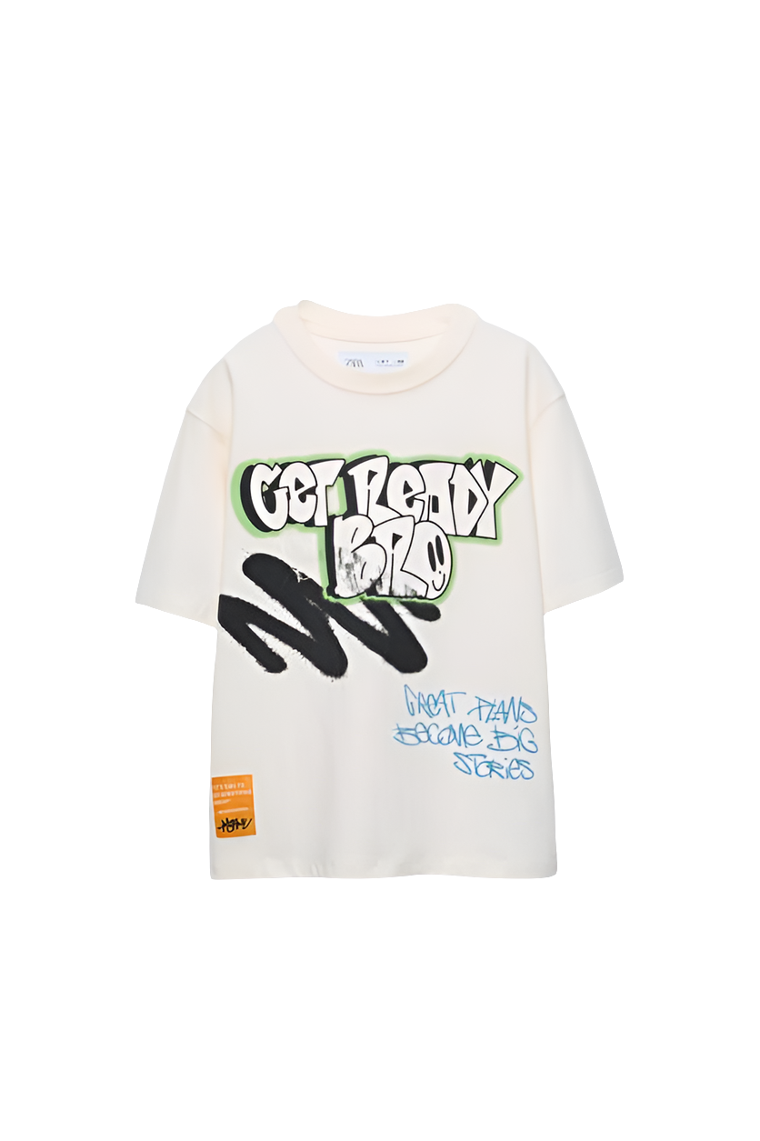 Zara Branded Graffiti T-shirt