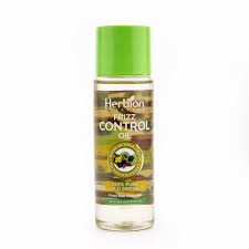 Herbion Naturals Frizz Control Hair Oil 120ml - Pure Cold Pressed Oil - Enriched with Amla