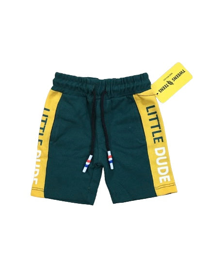 Green Yellow Short with Side Panel Style