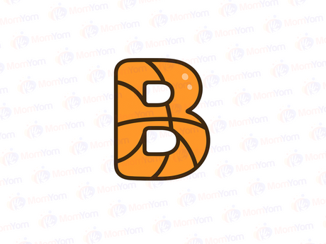 Letter B wordlist for kids