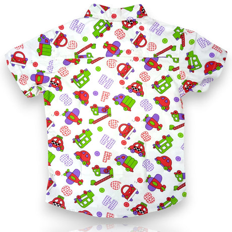 Boys' Printed Shirt – Fun & Playful Design – Casual Shirts