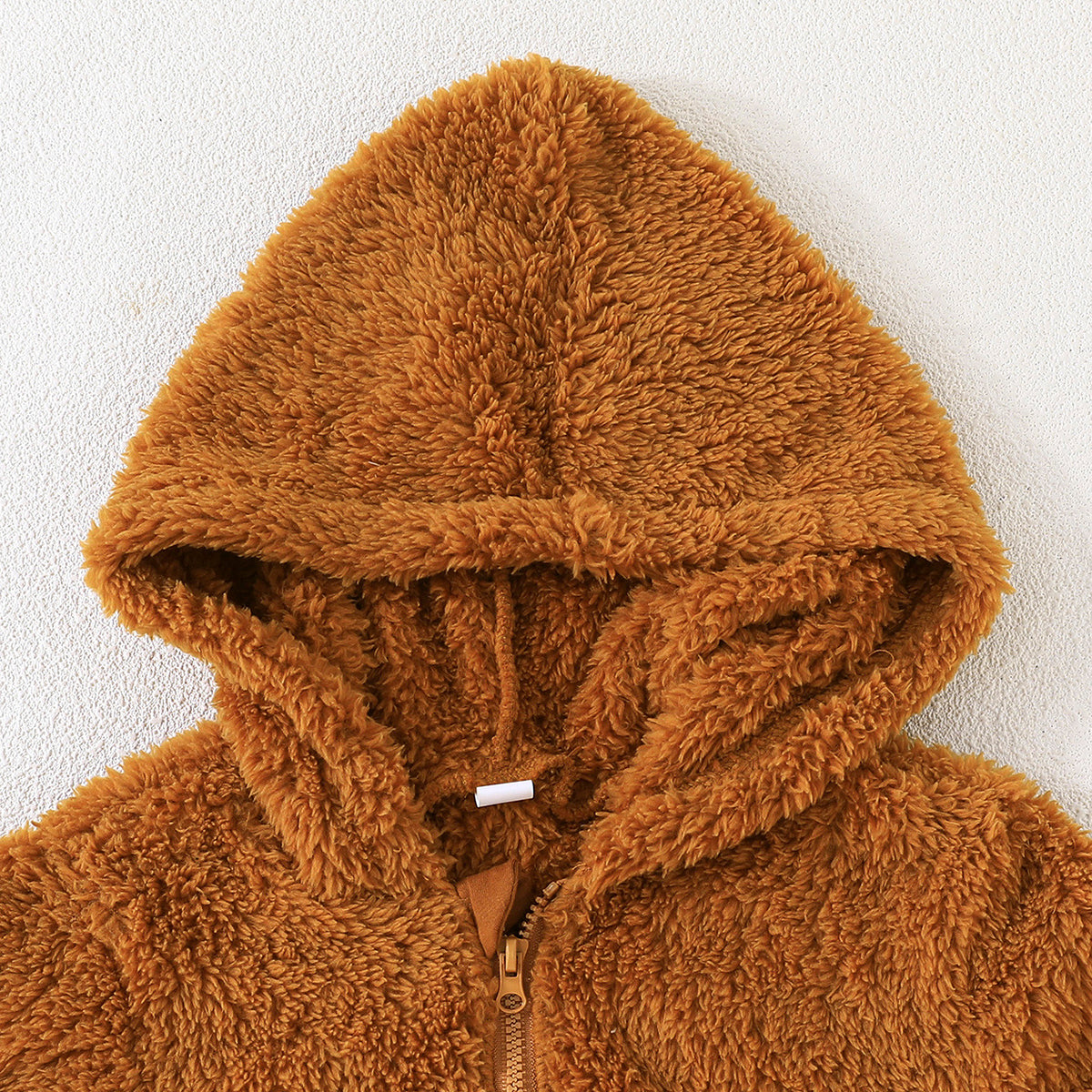 Warm Plush Hooded Jacket