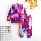 Color Splash Hoodie Set