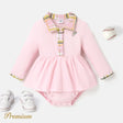 100% Cotton Elegant Baby Girl Romper with Button - MomYom PK