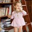 100% Cotton Elegant Baby Girl Romper with Button - MomYom PK