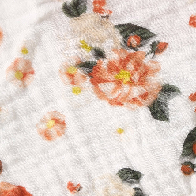 100% Cotton Muslin Baby Floral Pattern Crib Sheet - MomYom PK