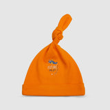 Baby Cap   Knotted Orange Future Pilot