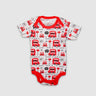 London Bus Baby Bodysuit Set