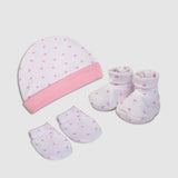 Pink Heart Baby Gift Set