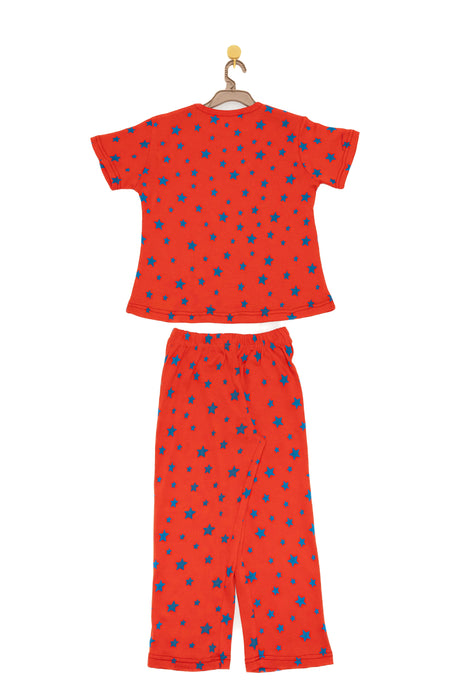 Red Starry 2-piece Pyjama set