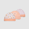 Peach Baby Hat Set   Pack of 3