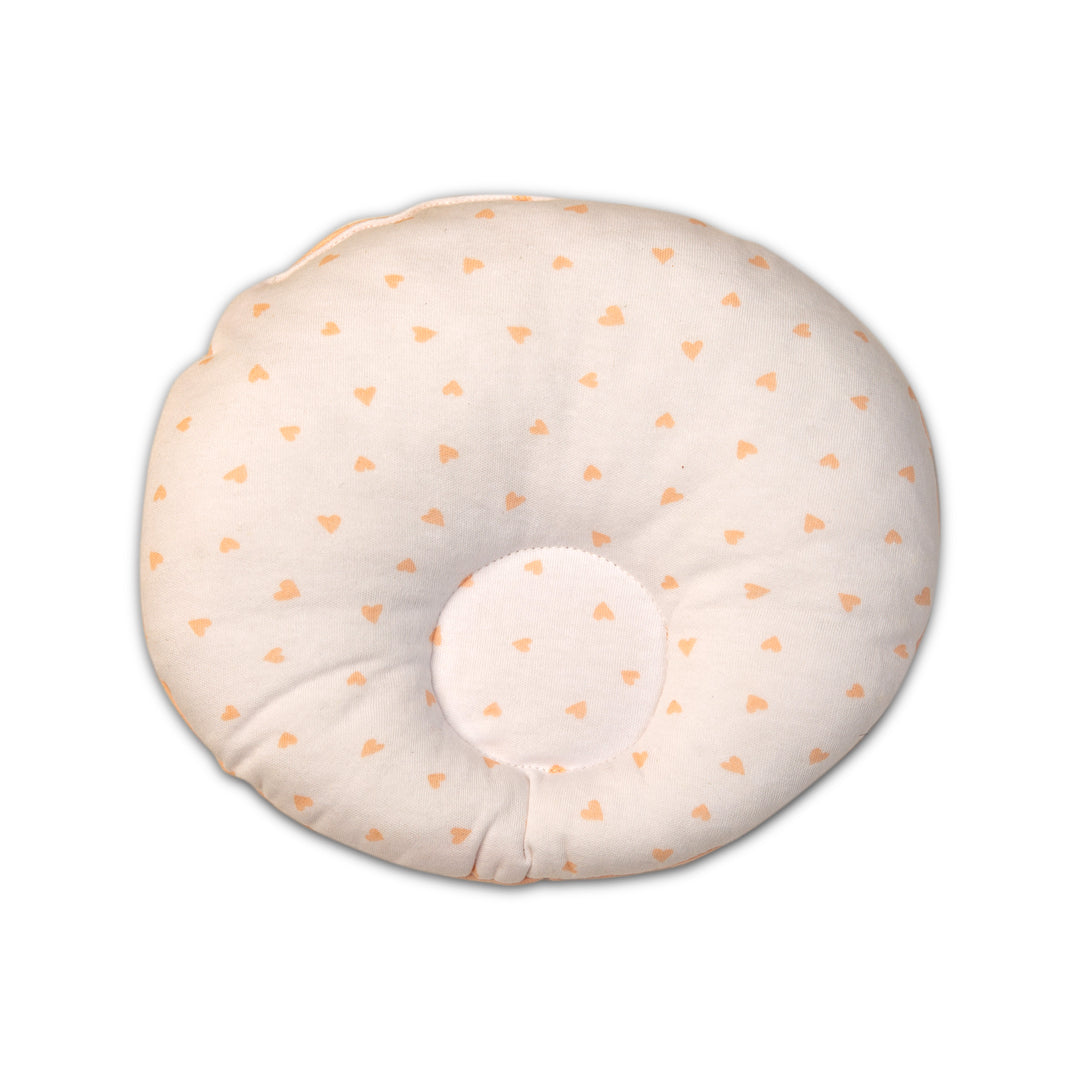 Heart-Pattern Baby Pillow