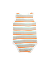 Generic Sleeve Less Body Suit Stripe Print