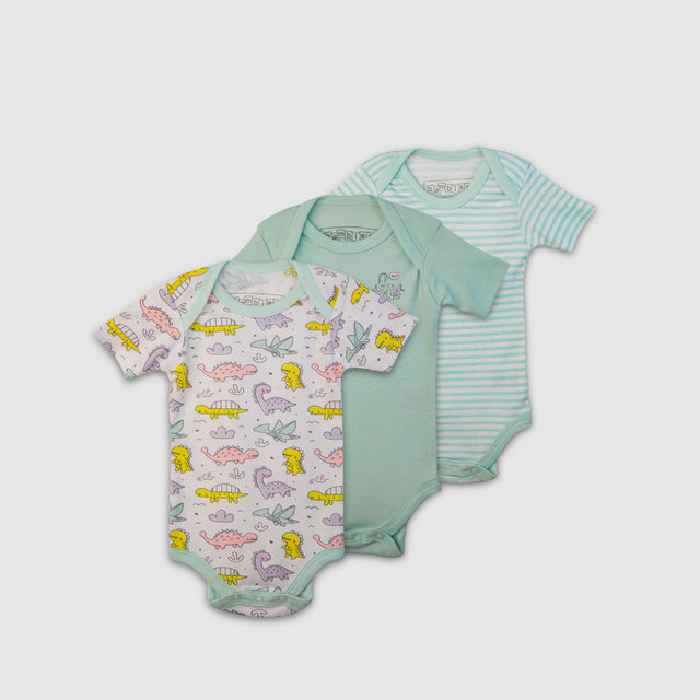 Dinosaur Adventure Baby Bodysuit Set