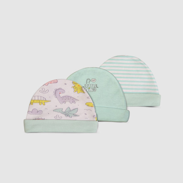 Little Dino Baby Hat Set   Pack of 3