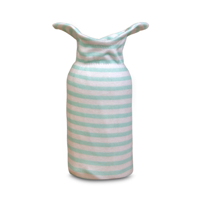 Mint Green Striped Bottle Holder