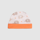 Baby Cap Elephant Print Cute Soft Cotton Infant Newborn Accessory