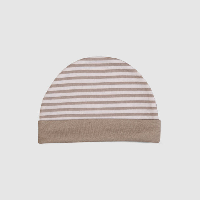 Baby Cap Striped Cotton Soft Comfortable Newborn Infant Clothing Accessory   Variation 2