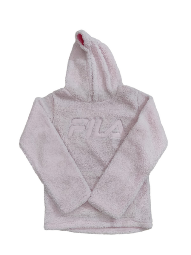 Pink woolen hood for girls