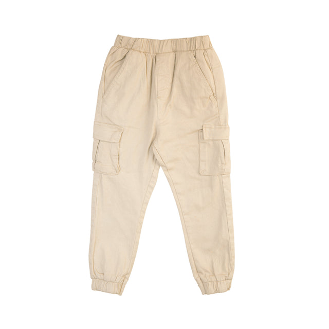 Neutral Beige Cargo Pants