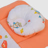 Soft & Comfy Baby Sleeping Bag with Pillow – Orange and Animal Print