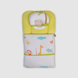 Yellow Baby Carry Nest with Safari Print