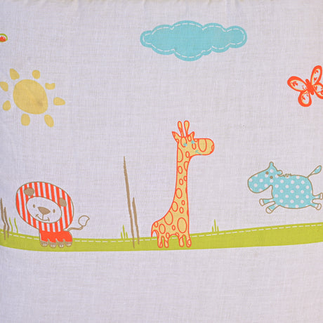 Yellow Baby Carry Nest with Safari Print