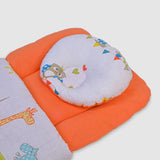 Orange Baby Carry Nest with Safari Print