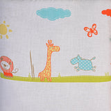 Green Baby Carry Nest with Safari Print