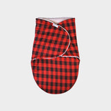 Red Plaid Baby Wrap