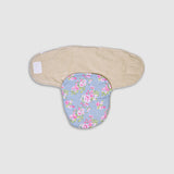 Floral Blue Baby Swaddle