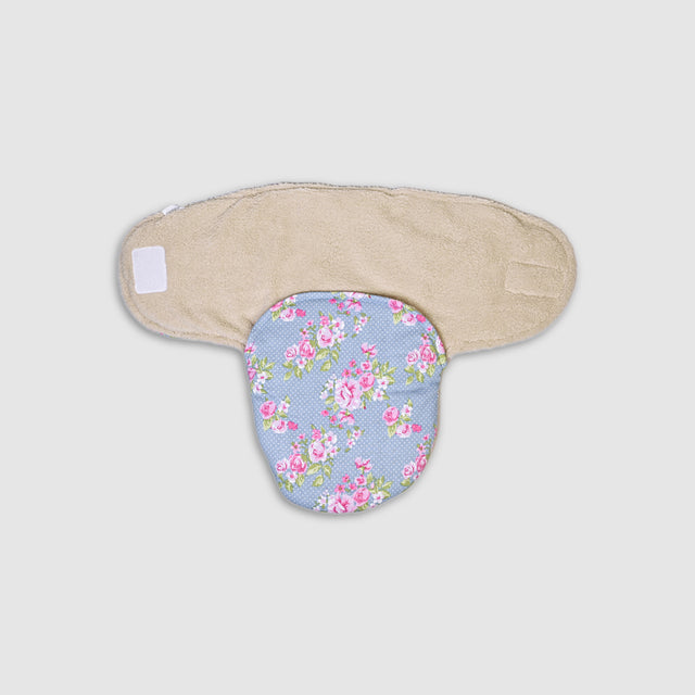 Floral Blue Baby Swaddle