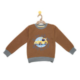 Abbu lai motor car in Brown with grey detailing